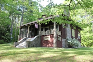 Country Comfort. Relax on the front porch.