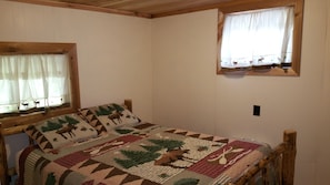 Bdrm 3 - Queen with Log Bed Frame