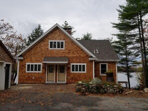 View from Driveway.
Left for level 2, Right for level 1.  Can be separate.