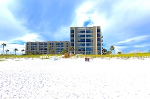 View of Emerald Isle from beach.