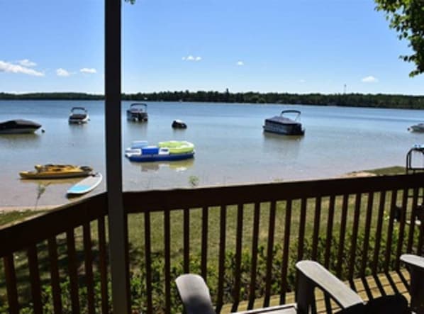 View from lower deck