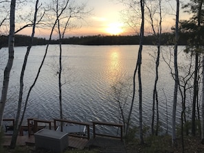  A sunset from the lower deck