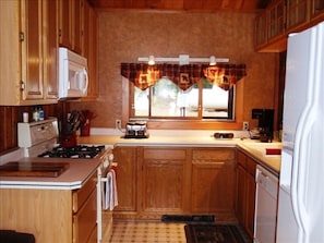 Log Cabin Kitchen