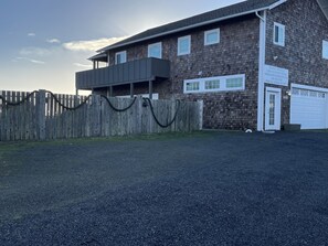 Front side of beach house 