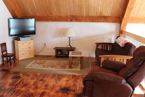 upstairs in the house