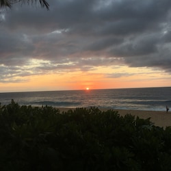 Sunset from the yard.