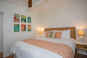 Catch some zzz's on the comfy king bed in the upstairs loft bedroom.