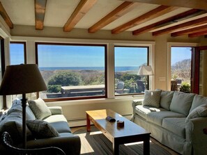 Living Room & Ocean View Downstairs