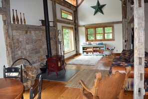 Vermont Castings wood burning stove to keep you warm and cozy…