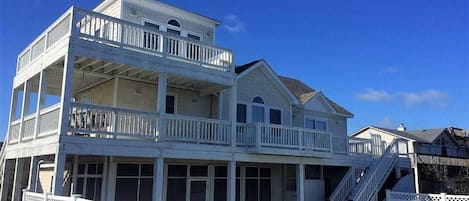 Ocean Views from 2nd & 3rd Levels. Golf Course Views from all levels.