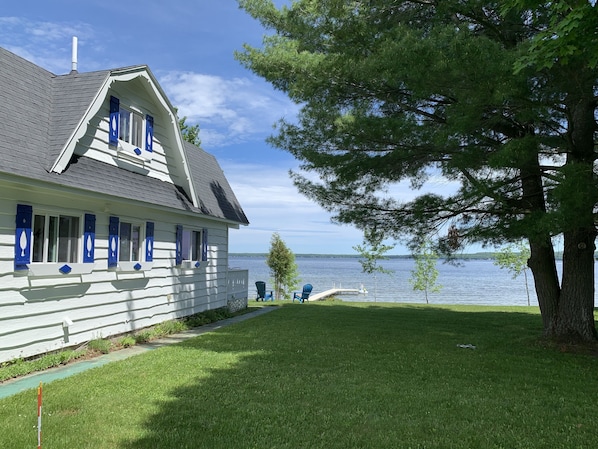 View from the south side of The Swiss Chalet