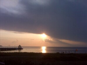 Sunset from the deck.