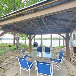 Gazebo looking out at lake