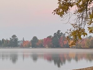 Changing colors in the Fall along the bay