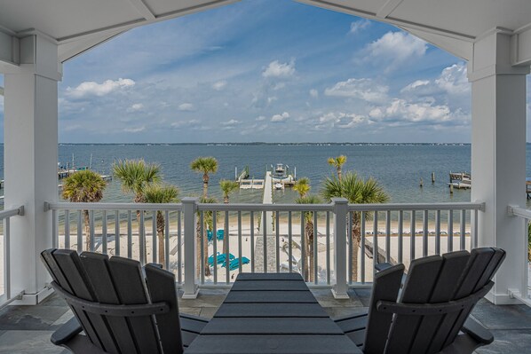 Balcony off of master bedroom