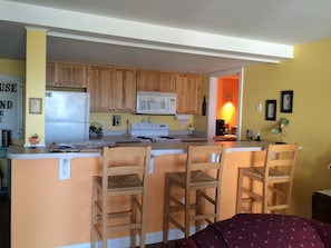 Kitchen and snack bar