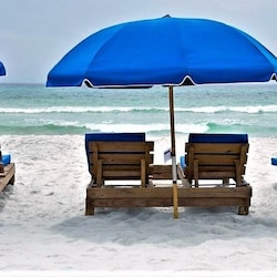 Beach Service Set up comes with rental of the unit