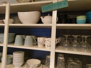 well stocked kitchen 
