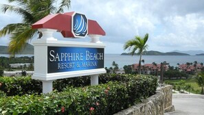 Entrance to Sapphire Beach Resort