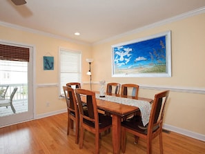 Dining Area: Open concept with Living area and kitchen.