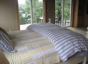 Master Bedroom with deck & view