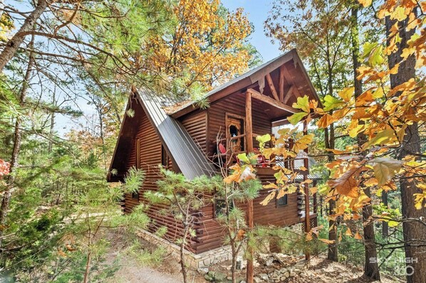 Welcome to the Hideaway, a chalet style retreat among the tree tops.
