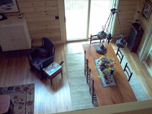 Dining area from loft above