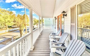 Sit back and relax on the porch