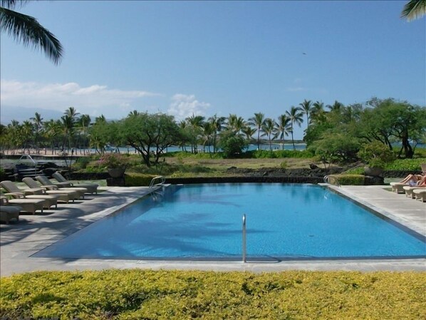 Oceanfront infinity edge pool