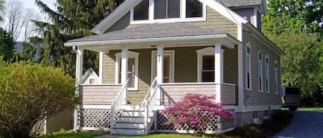 Main Street, this is the front of the cottage and our driveway