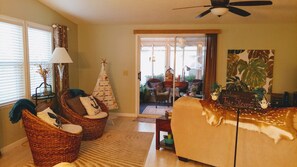 Reading area in great room.