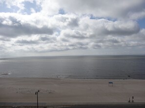 View from the living area and balcony