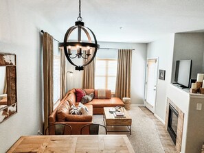 Living room and dining table