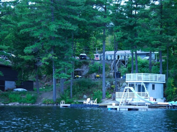 View of Shirleys Temple from Water.