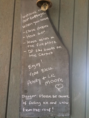 A few reminders to our guests.