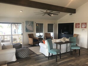 Family Room with 60" TV 