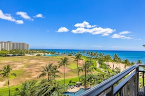 Fantastic view of the ocean from the lanai