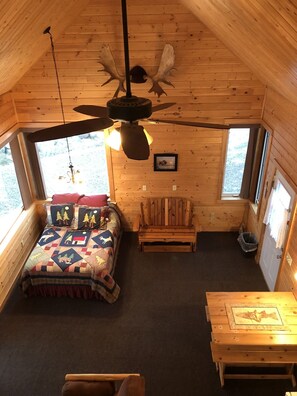 View from the loft area