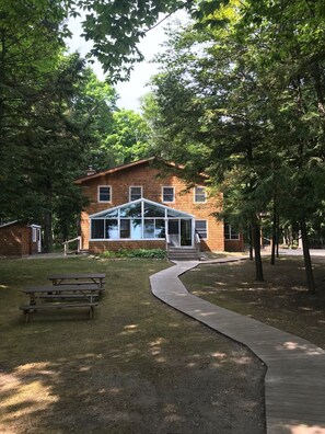 View of the house from the deck