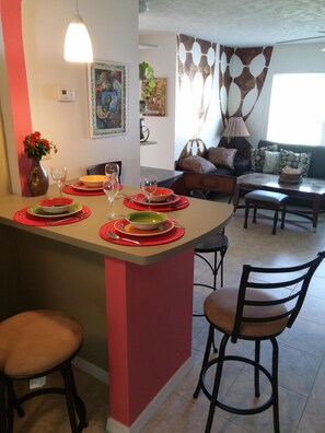 kitchen living room area