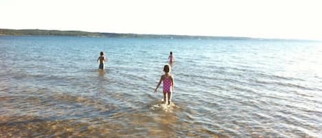 Kids playing at our wonderful beach.