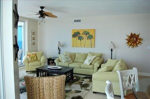 Brightly Decorated Living Area