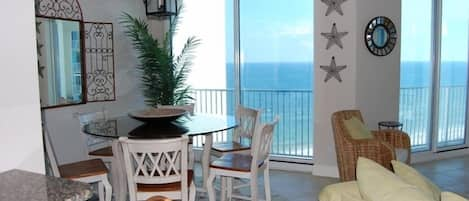 Dining area with Gulf View