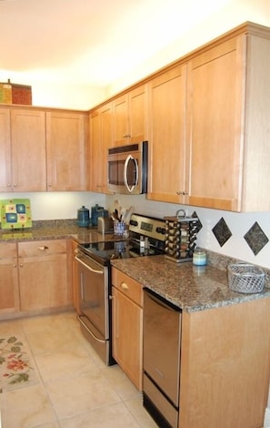 Kitchen with Granite Countertops