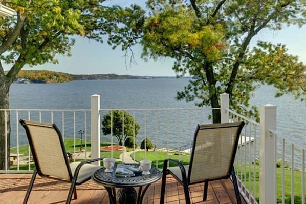 enjoy unforgettable views from the deck