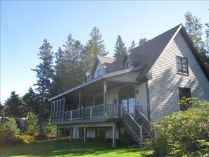 Spectacular views from both open and screened porches.  Clear night sky views.