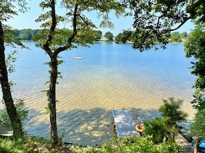 Crystal clear lake - ranked 3rd cleanest body of water in Massachusetts.