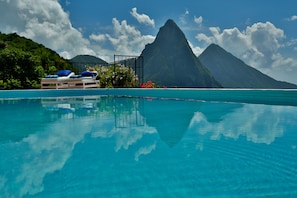 pool and Pitons reflection
