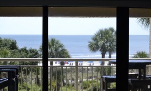 View from inside living room.