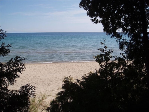 View from the screened porch